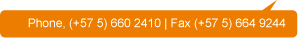 Phone, (+57 5) 660 2410 | Fax (+57 5) 664 9244